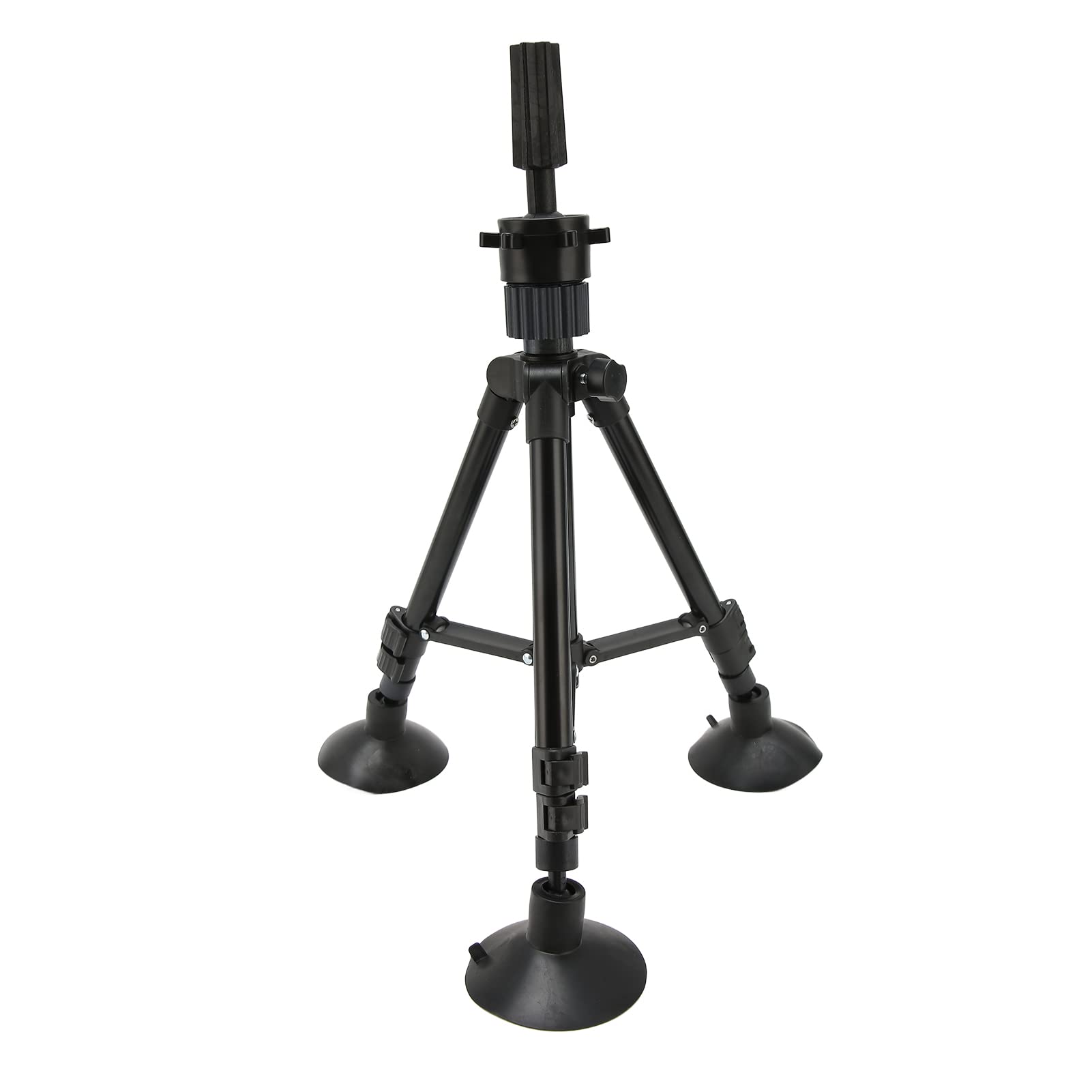 Adjustable Portable Wig Head Stand for Styling - Salon & Home Wig Display Holder - Perfect for Hairstyling, Cosmetology Training, and Wig Storage