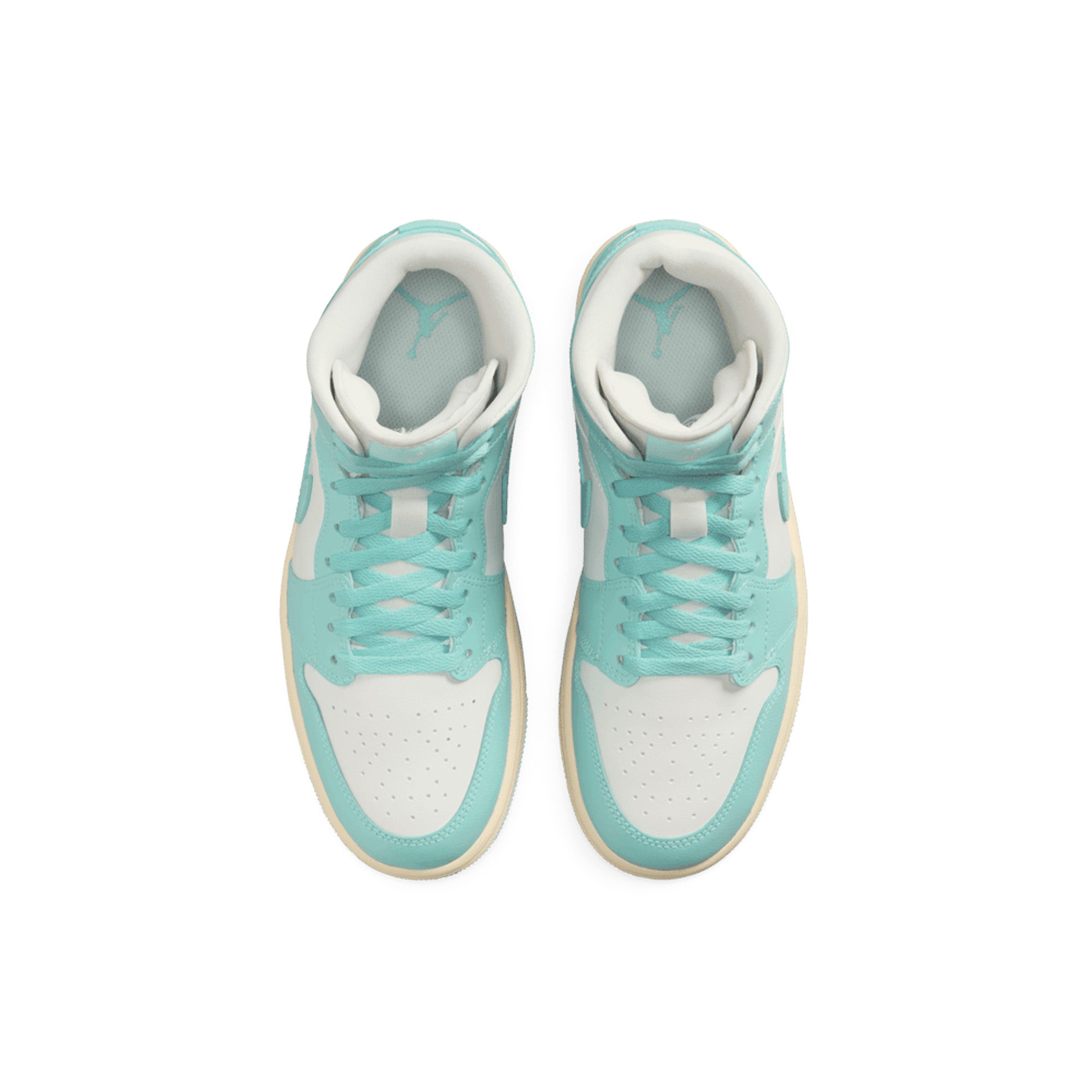 Air Jordan 1 Mid 'Light Dew' Women's Sneakers 2024 - Comfortable Basketball Shoes for Casual Wear & Street Fashion