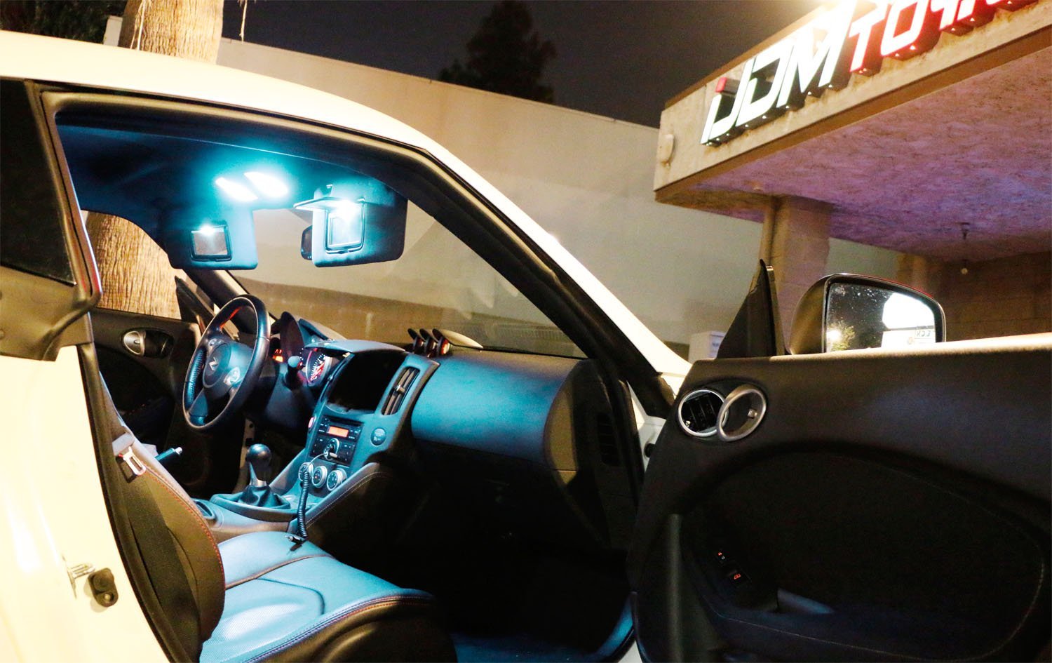 Ice Blue 4 SMD Error Free LED Light Bulb - 578 211 2 6411 Replacement for Map Dome Trunk Cargo Area - Perfect for Car Interior Lighting, Van Storage Illumination, and Vehicle Cargo Space Visibility