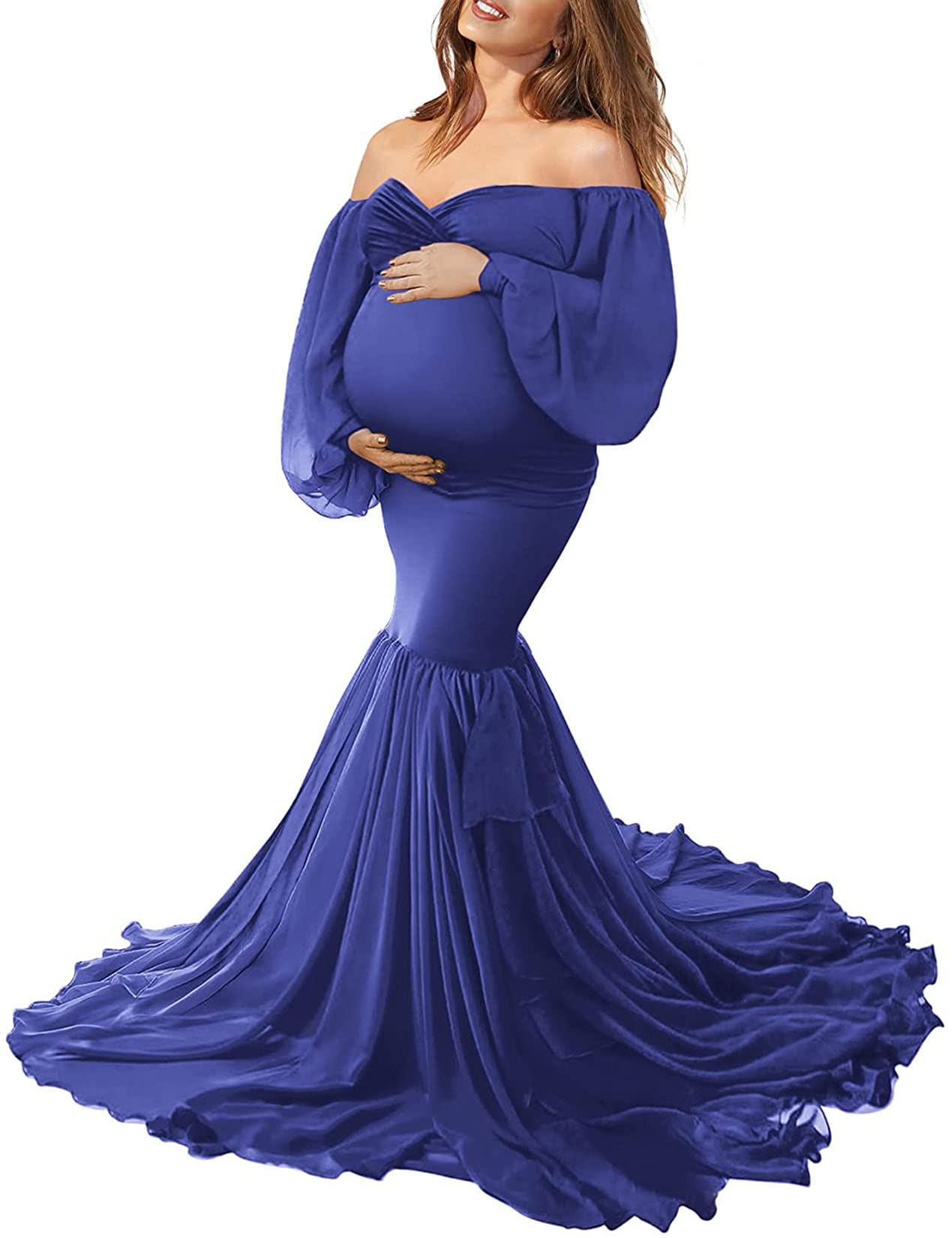 A Tale of Elegance and Comfort: The Perfect Maternity Photoshoot Dress