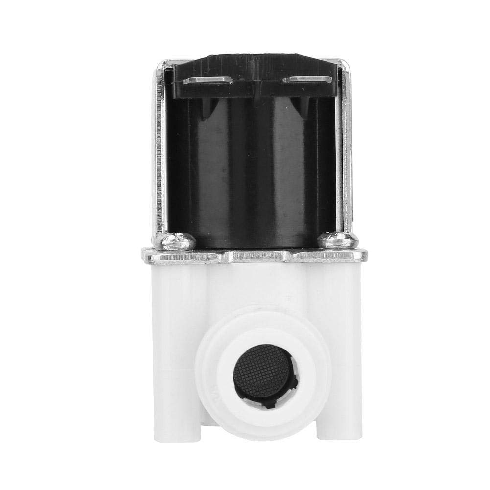 Oumefar 1/4 Inch DC 12V Water Electric Solenoid Valve - Normally Closed Magnetic Purifier Valve with Copper Core & Quick Connect Flow Switch for Water Control - Ideal for Home Water Purification, Irrigation Systems & Industrial Fluid Control