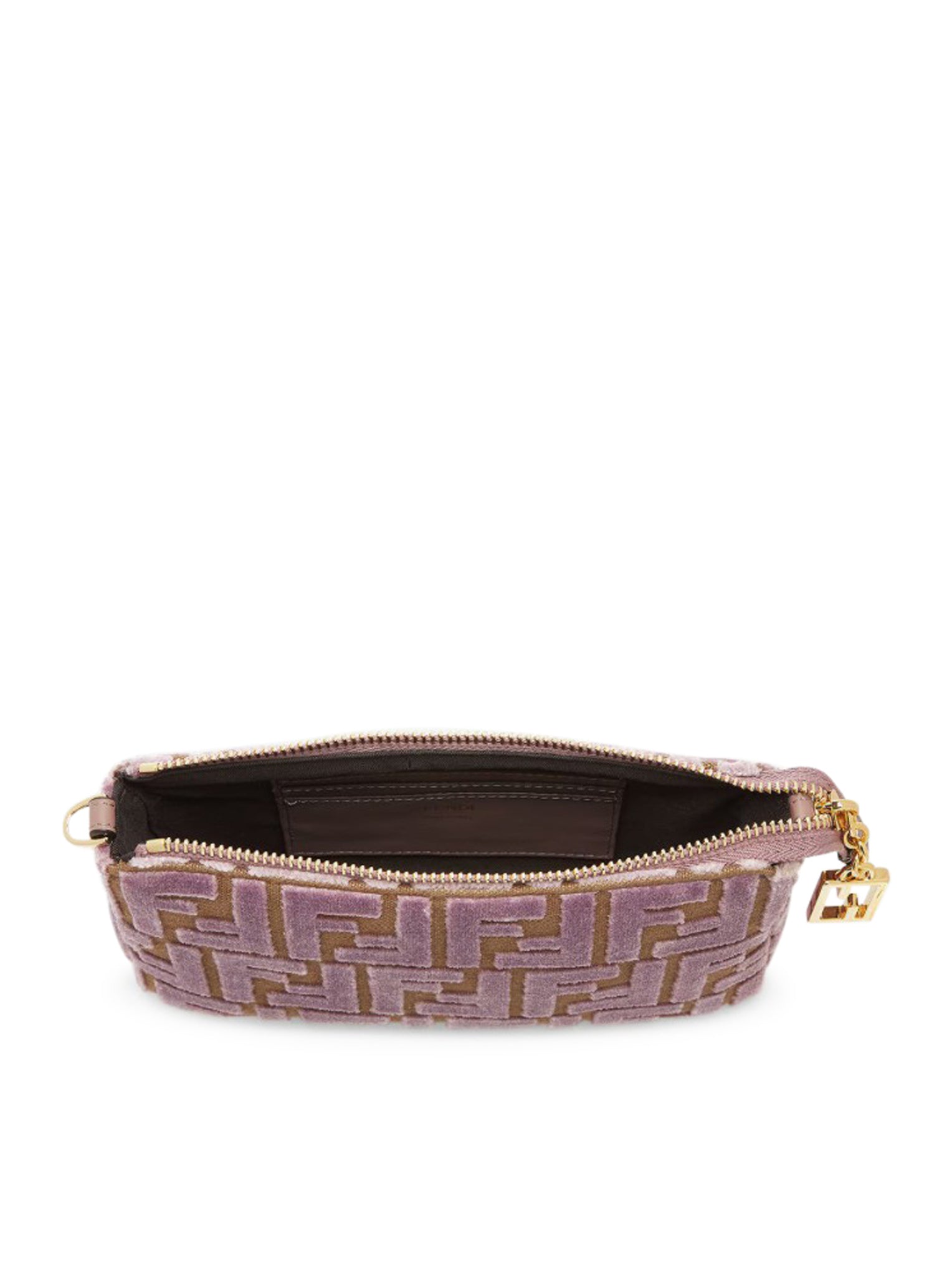 Fendi Baguette Pouch in Dusty Mauve Pink & Purple | Luxury Crossbody Bag for Women | Perfect for Parties, Date Nights & Everyday Use