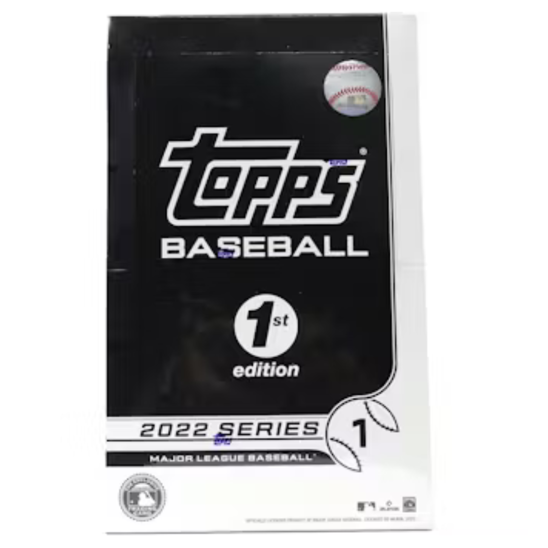 2022 Topps Series 1 Baseball 1st Edition Box - Complete Set of Trading Cards for Collectors & Fans - Perfect for Sports Memorabilia, Gifts, and Game Day Excitement