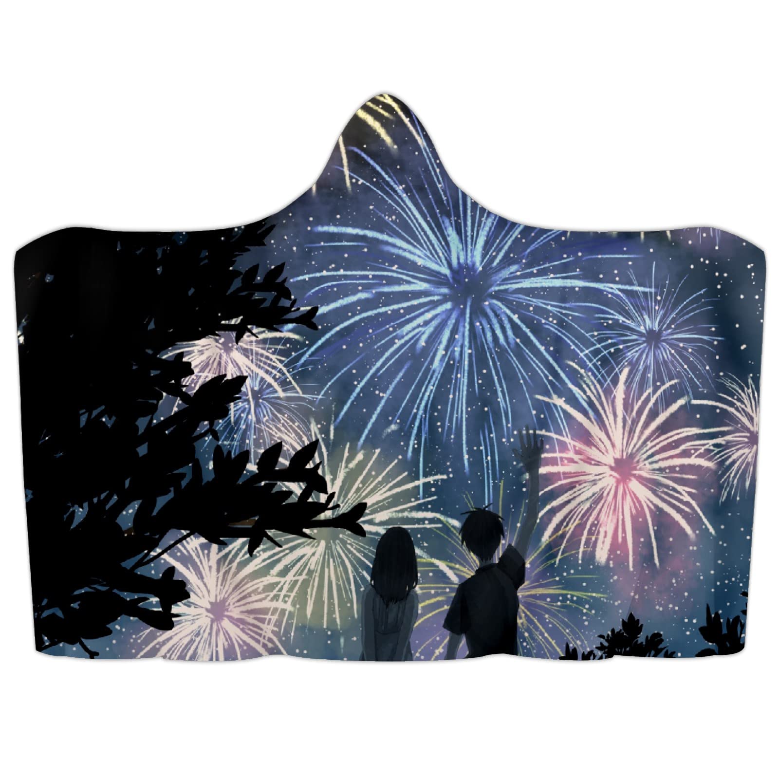 Cozy Fireproof Hooded Blanket for Kids - Soft & Warm Wearable Throw - Perfect for Camping, Movie Nights & Outdoor Adventures