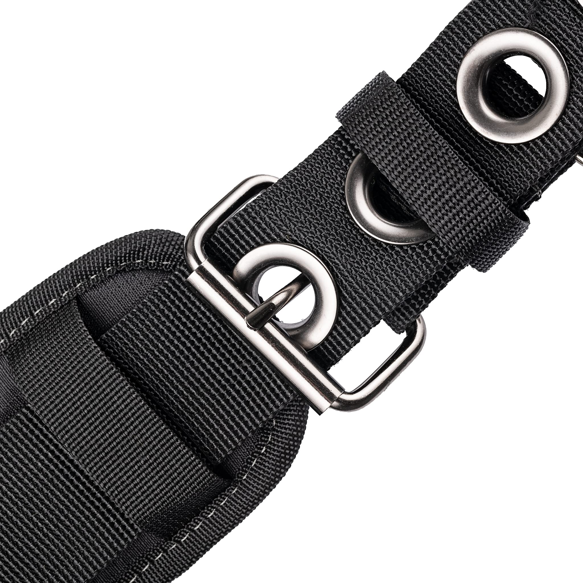 Dead On Tools - Heavy Duty 1680D Polyester Framer’s Tool Belt with Adjustable Suspenders (HDP369857), Black - Perfect for Construction, Carpentry & DIY Projects