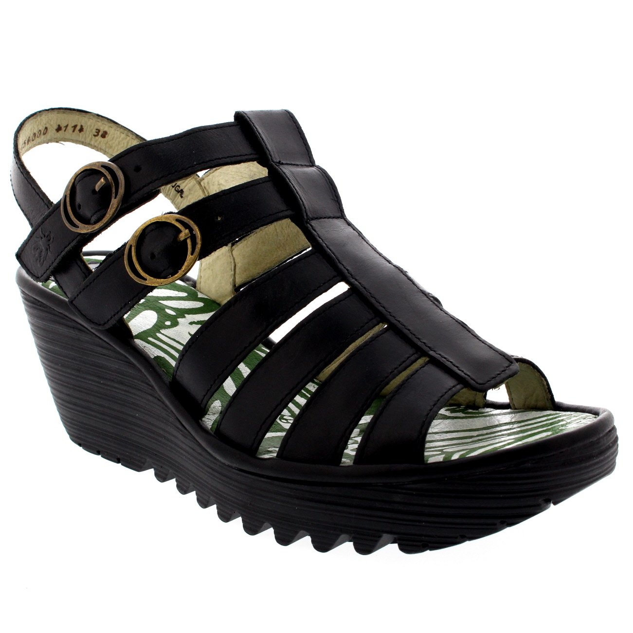 Women's Fly London Ygor Rug Wedge Heeled Sandals - Comfortable Beach Gladiator Shoes for Vacation, Summer Outings & Casual Wear