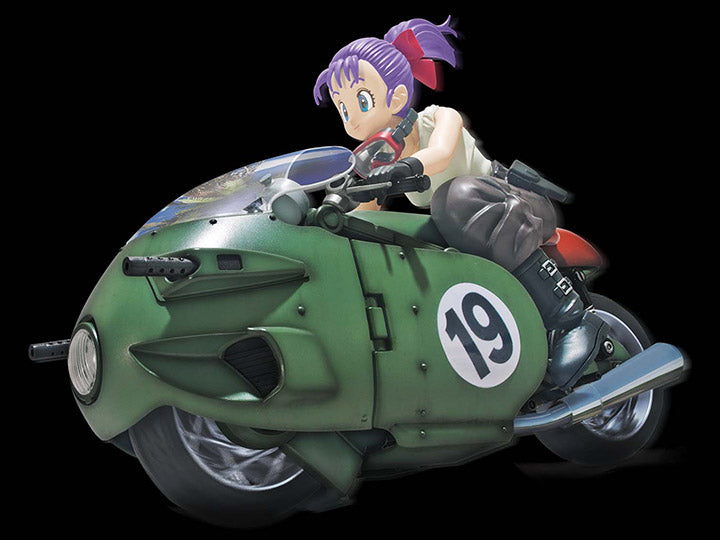Figure Rise Mechanics Dragon Ball Bulma's Variable No. 19 Bike Plastic Model Kit – Build & Display for Anime Collectors & DBZ Fans