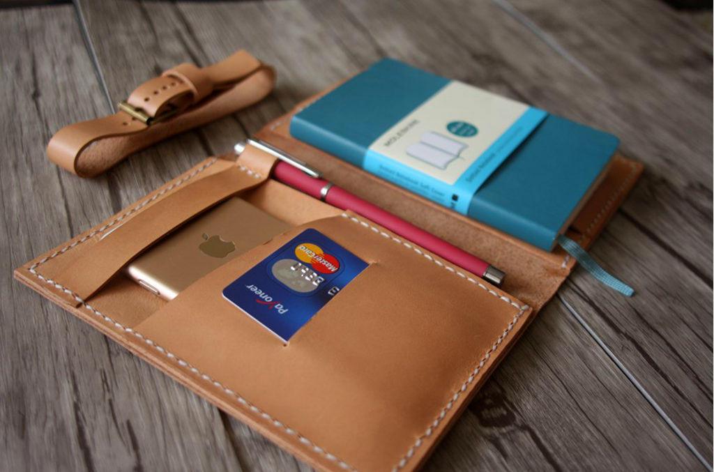 Personalized Leather Passport Holder for Women - Custom Name & Design - Perfect for Travel, Gifts & Business Trips