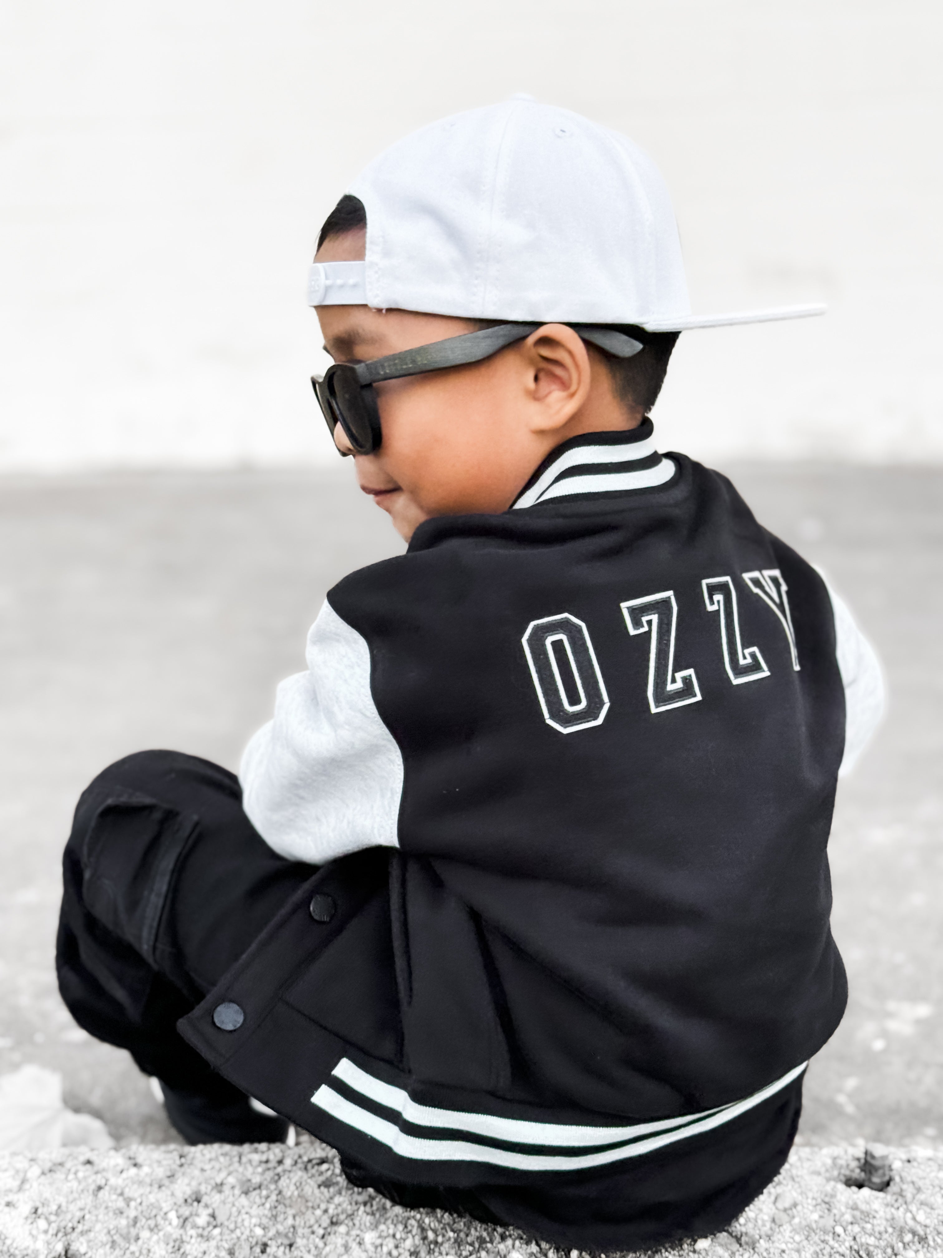 Stylish Black Varsity Jacket for Men & Women - Trendy Letterman Jacket for Casual Wear, Sports, and School Events