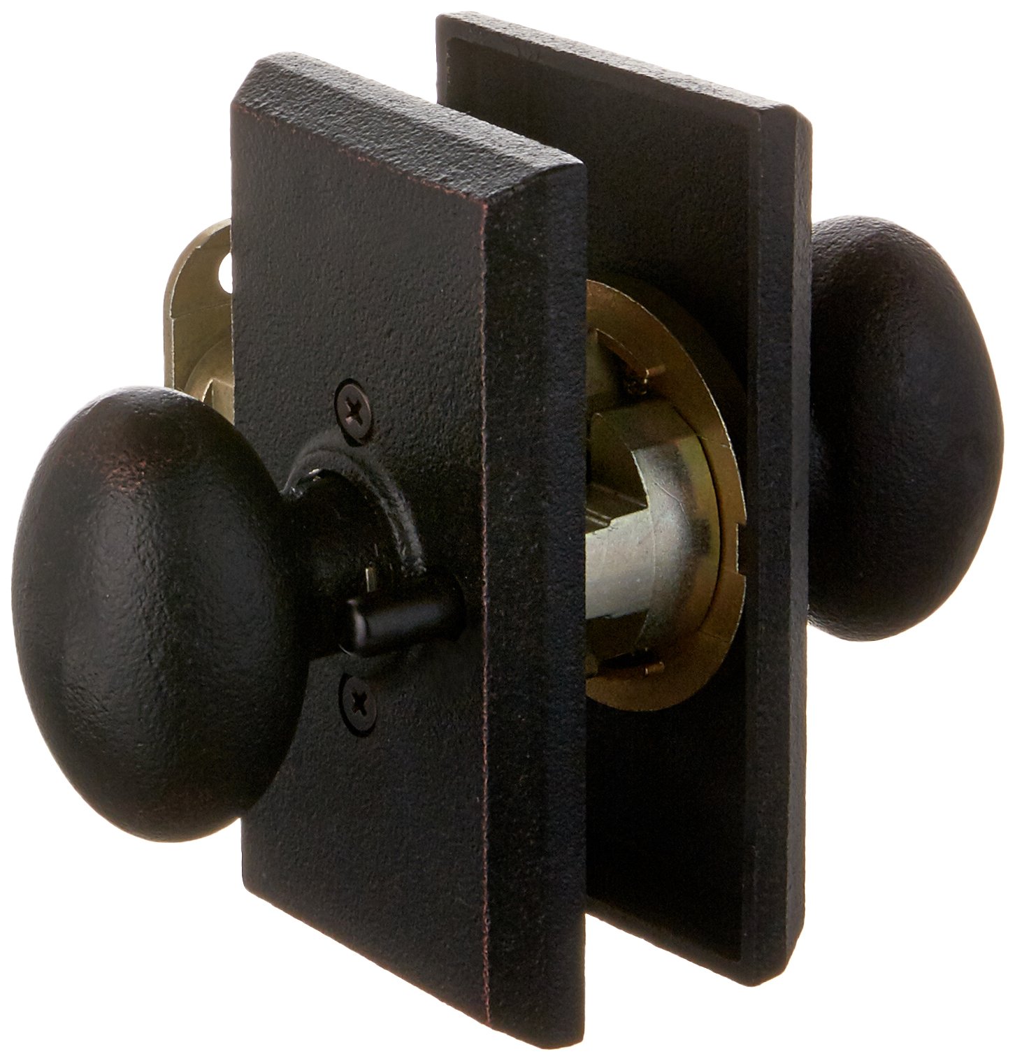 Weslock 07140M1M1SL23 Durham Knob - Oil-Rubbed Bronze Door Handle for Home & Office - Perfect for Interior Doors, Cabinets, and Furniture