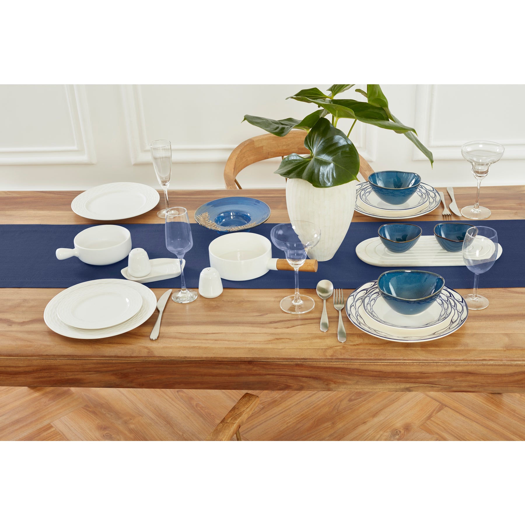 Elegant Medium Weight Hemstitch Table Runner - Perfect for Dining Tables, Weddings, and Holiday Decorations