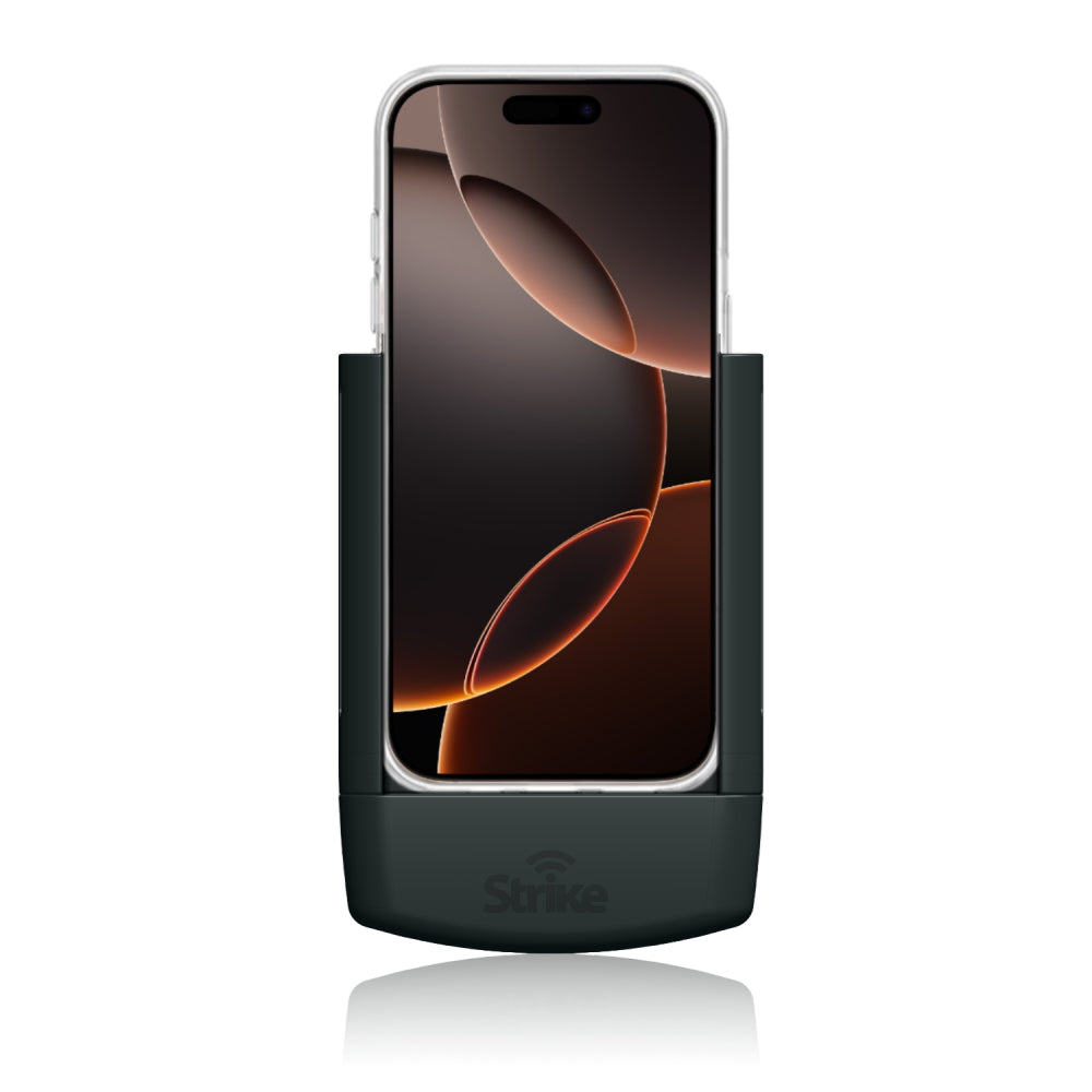 iPhone 16 Pro Car Mount Holder with Shockproof Case - Secure & Hands-Free Charging for Driving, Commuting & Road Trips