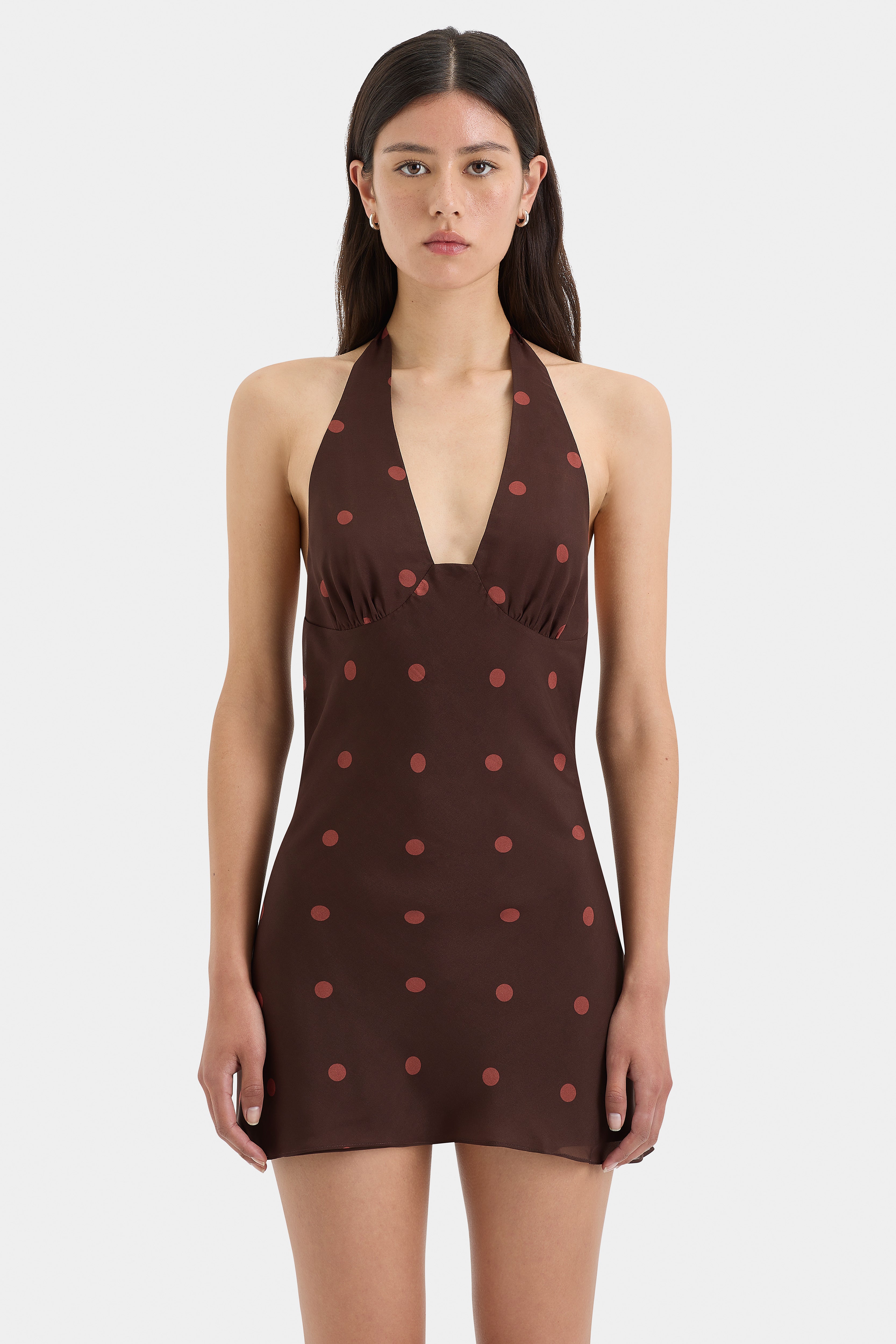 Toni Halter Mini Dress for Women - Sexy Summer Party Dress, Sleeveless Bodycon Clubwear - Perfect for Night Out, Date Night, Beach Vacation