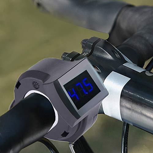 Electric Scooter Thumb Throttle with LED Voltage Display - Handlebar Mounted Battery Voltmeter for E-Bike, Power Scooter & Mobility Scooter - Perfect for Commuting, Off-Road Adventures & Urban Travel