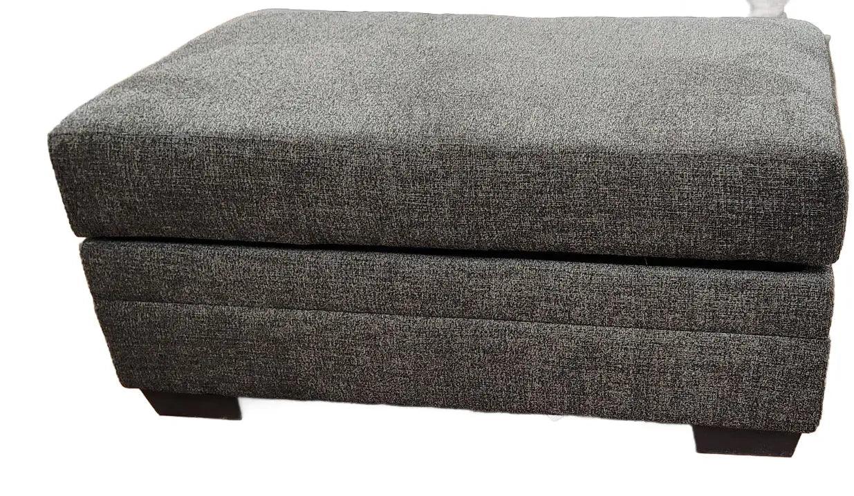 Dewey Brindle Storage Ottoman 8875STOT - Versatile Footrest, Seat & Hidden Storage for Living Room, Bedroom & Home Decor