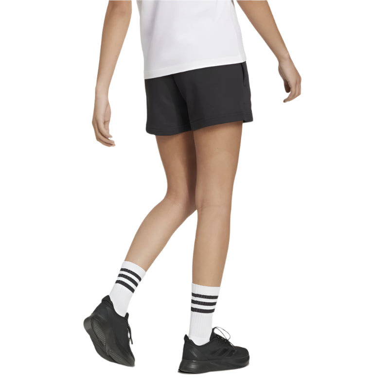 Adidas Women's Essentials Small Logo Fleece Shorts - Comfortable Athletic Lounge Shorts for Running, Yoga & Casual Wear