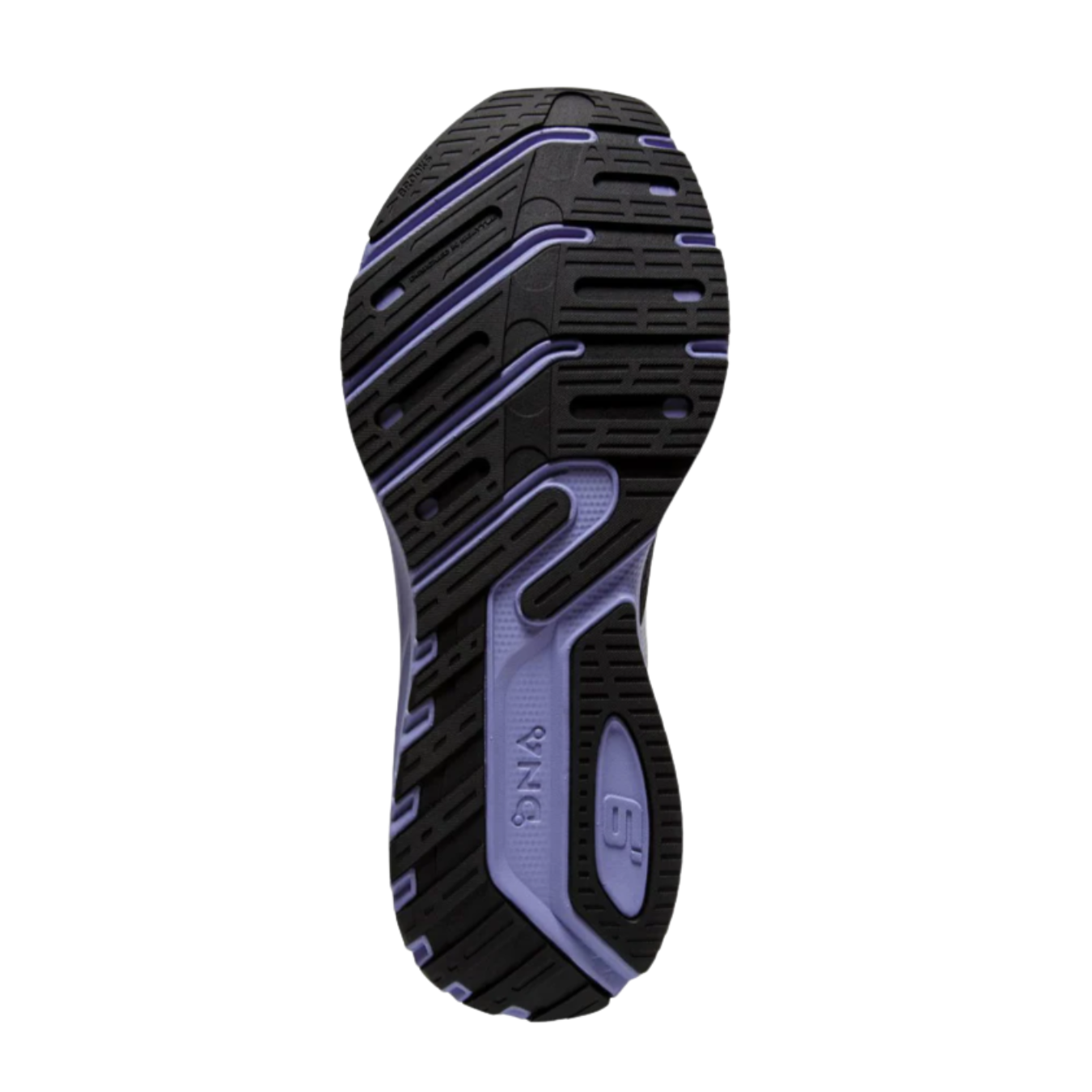 Women's Running Shoes Launch 9 - Lightweight & Cushioned for Comfort - Black/Ebony/Purple - Medium (B) Width - Perfect for Jogging, Gym Workouts & Daily Walking
