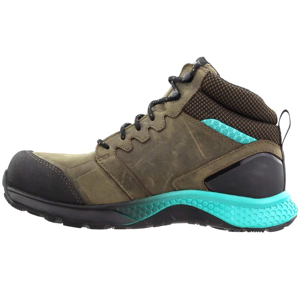 Timberland PRO Men's Reaxion Mid Composite Safety Toe Waterproof Work Boots - Durable & Comfortable for Construction, Warehouse & Outdoor Jobs