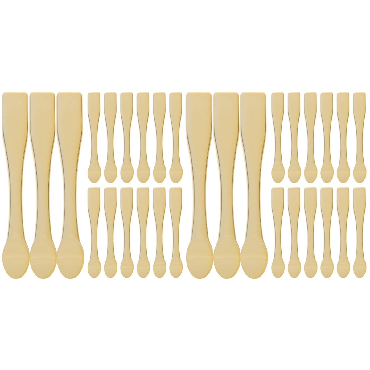 Metal Makeup Spatulas 30Pcs - Disposable Beauty Tools for Creams & Masks