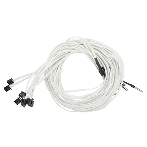 High-Temperature Resistant 3D Printer Thermistor Sensor - 10Pcs 304 Stainless Steel Hotend Upgrade for Smooth Filament Printing | Perfect for DIY 3D Printing & RepRap Projects