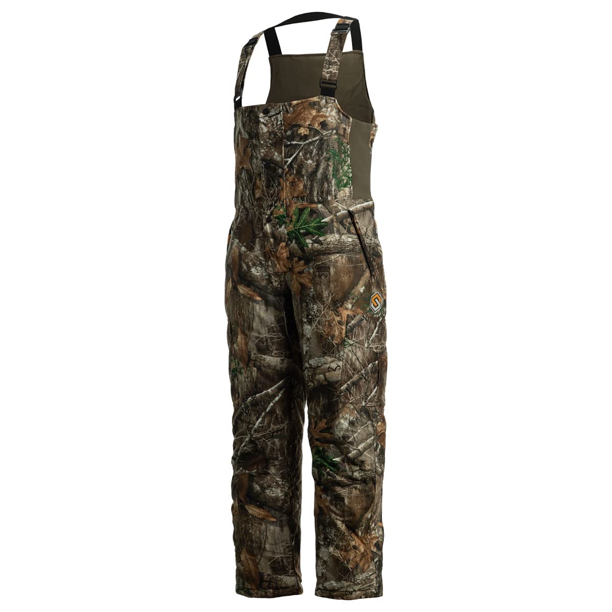 ScentLok Alpha Elite Waterproof Insulated Camo Hunting Bibs for Men - Warm Winter Hunting Pants for Deer, Duck & Turkey Hunting in Cold Weather