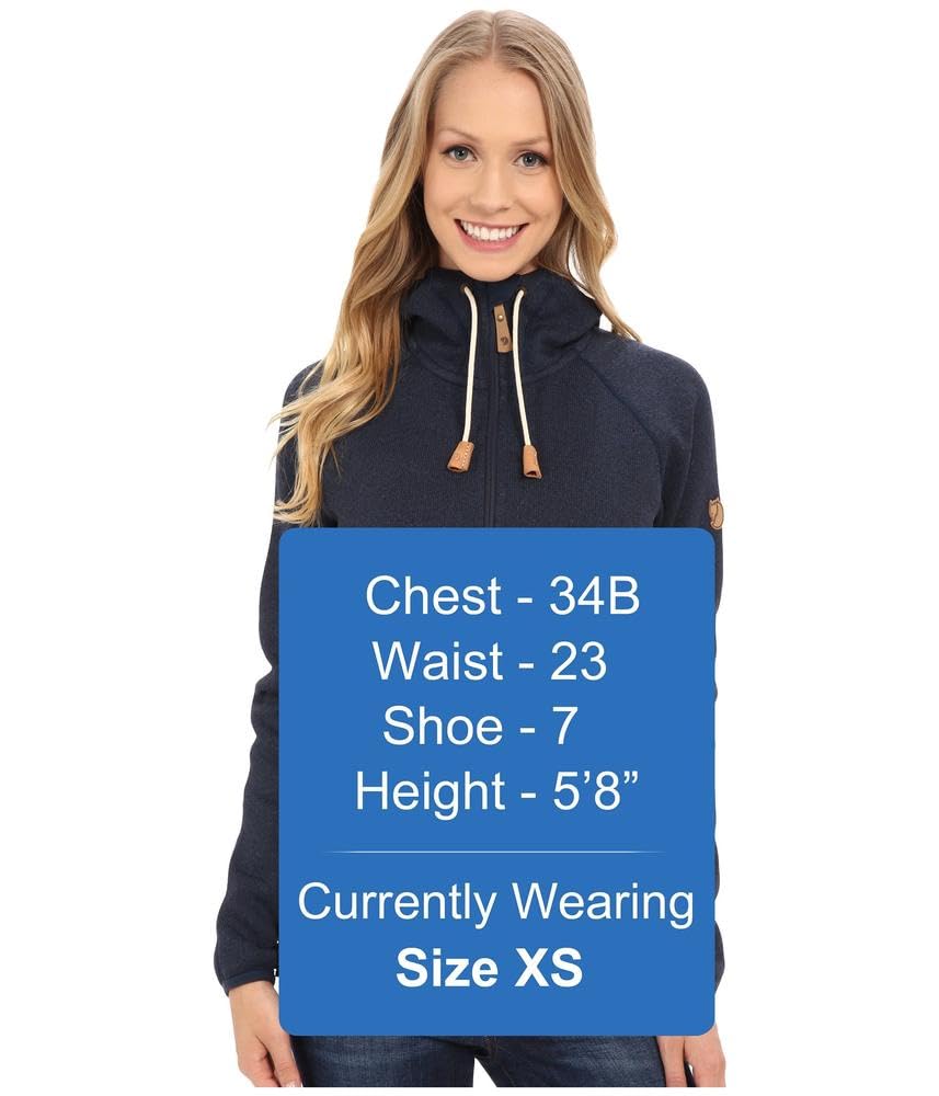 Fjallraven Ovik Fleece Hoodie Jacket for Women - Warm Winter Pullover with Hood - Cozy Outdoor Hiking & Casual Wear Fleece Jacket