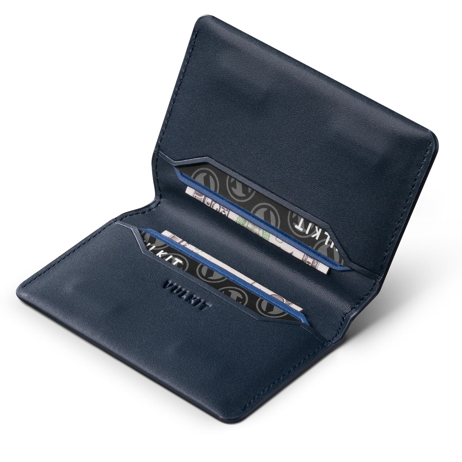 Slim RFID Blocking Leather Card Holder - VW122 Magnetic Closure Wallet for Front Pocket | Secure Credit Card Protector for Travel & Everyday Use