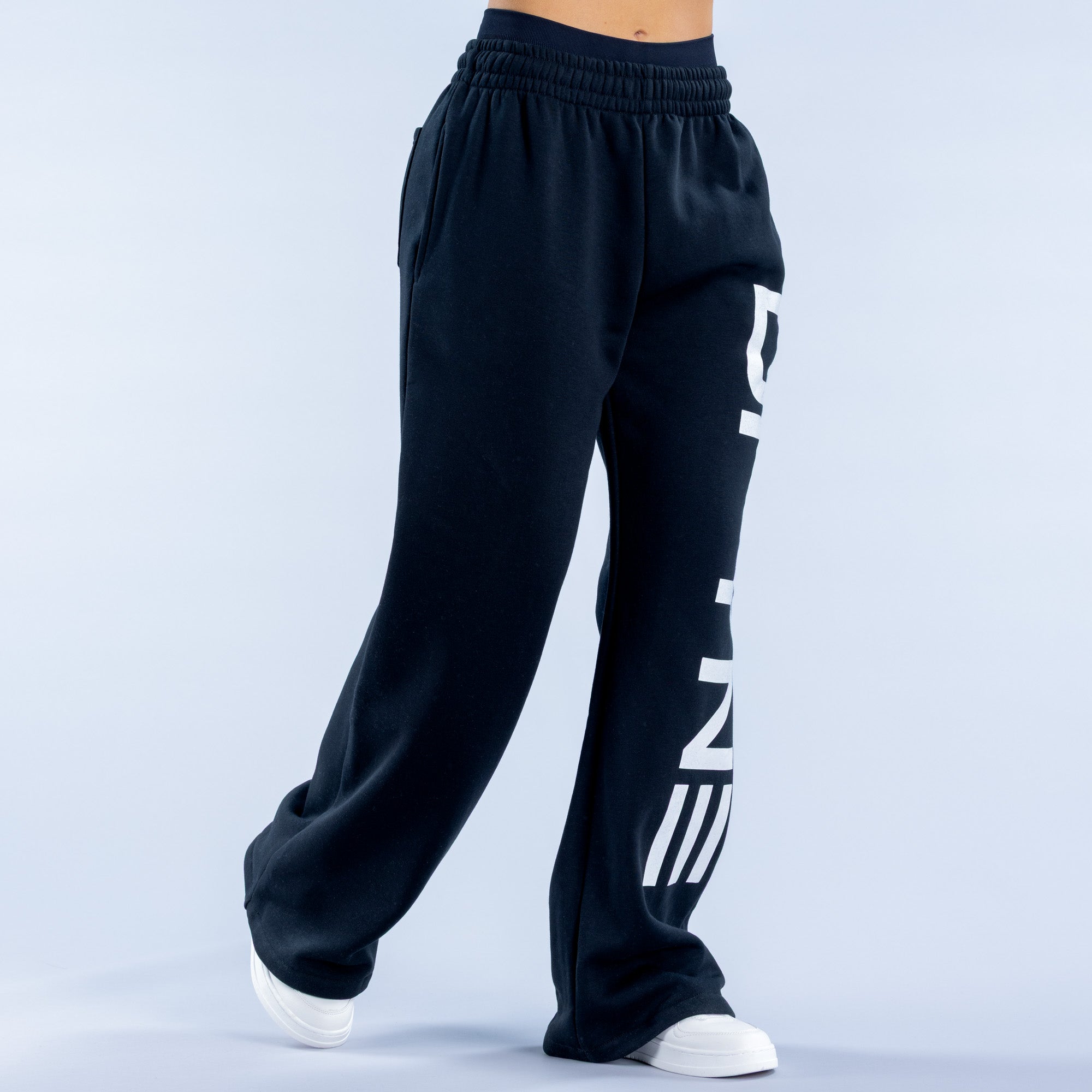 Signature Wide Leg Jogger Pants for Women - Comfortable High Waisted Lounge Pants with Pockets - Perfect for Yoga, Running, Travel and Casual Wear