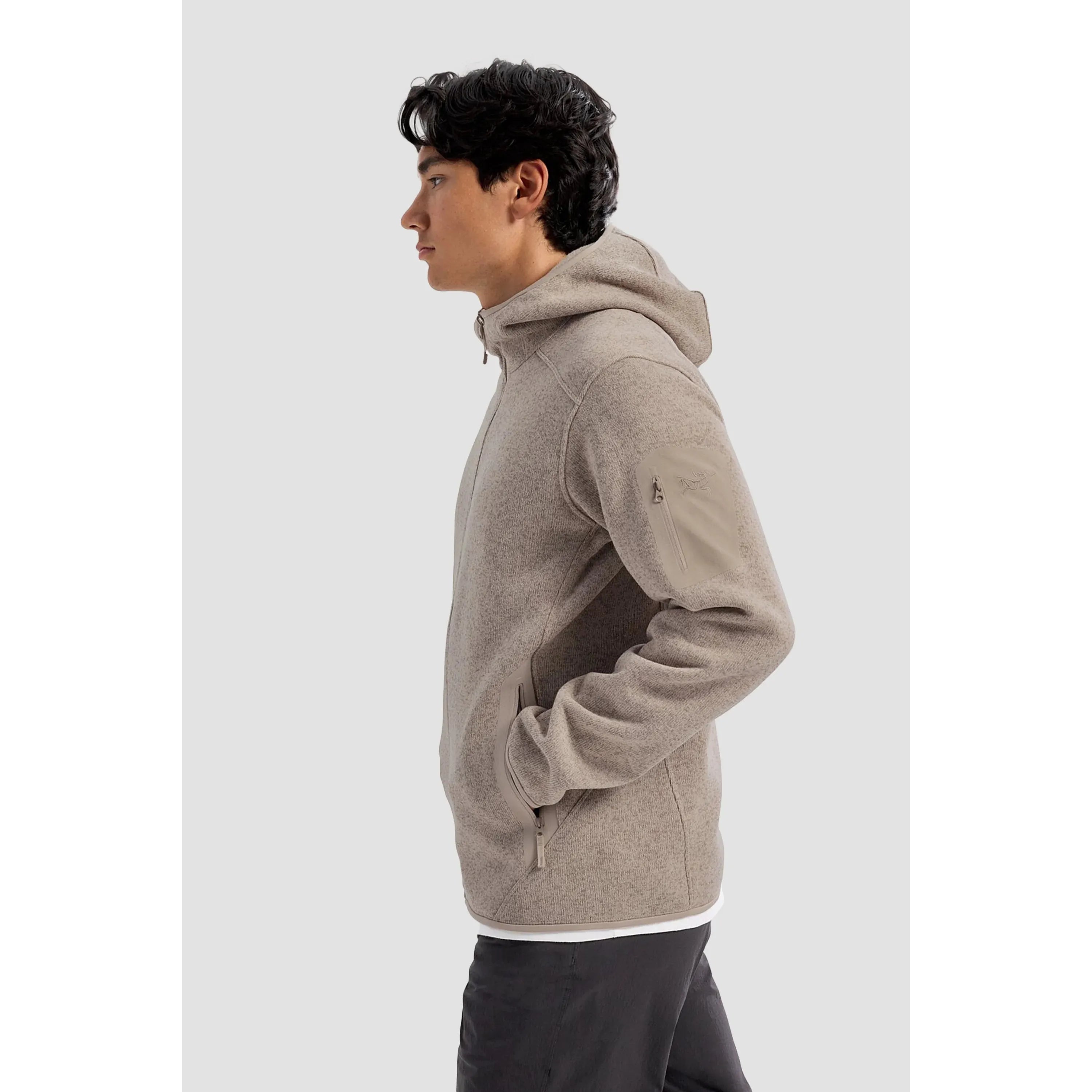 Arc'teryx Men's Covert Hoody - Lightweight Fleece Jacket for Hiking & Outdoor Activities | Water-Resistant & Breathable Midlayer for Camping, Travel & Casual Wear