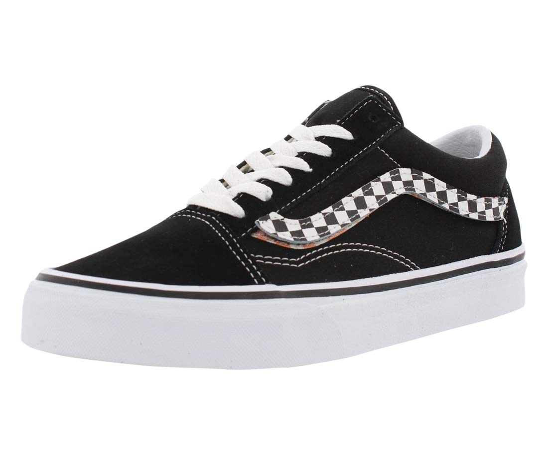Vans Old Skool Platform Sneakers - Classic Black & White Skate Shoes for Men & Women | Comfortable High-Top Canvas Shoes for Skateboarding, Streetwear & Casual Wear