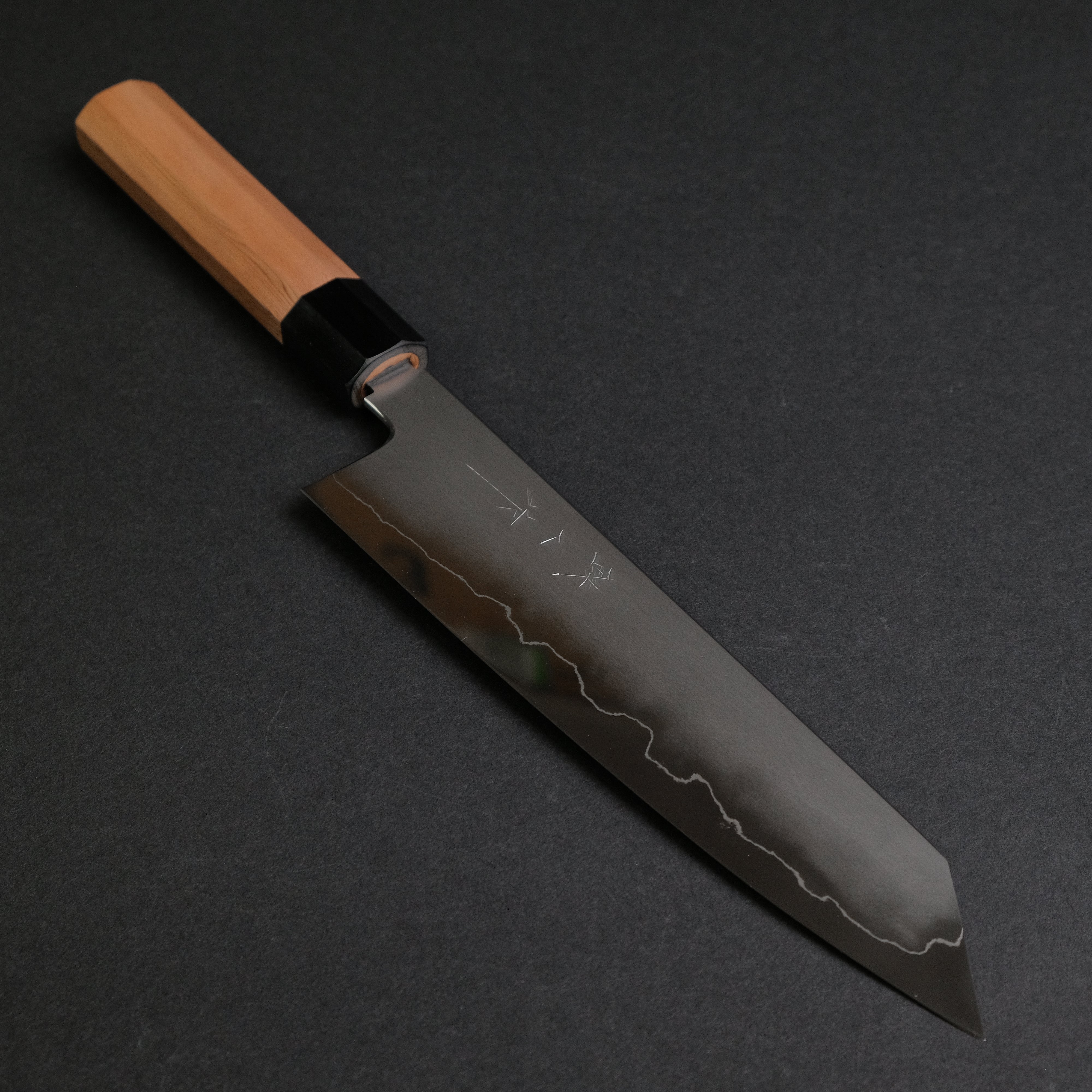 Premium Tetsujin Silver #3 Kasumi Kiritsuke Gyuto 210mm Japanese Chef Knife with Yakusugi Cedar Handle - Perfect for Sushi, Sashimi & Precision Vegetable Cutting
