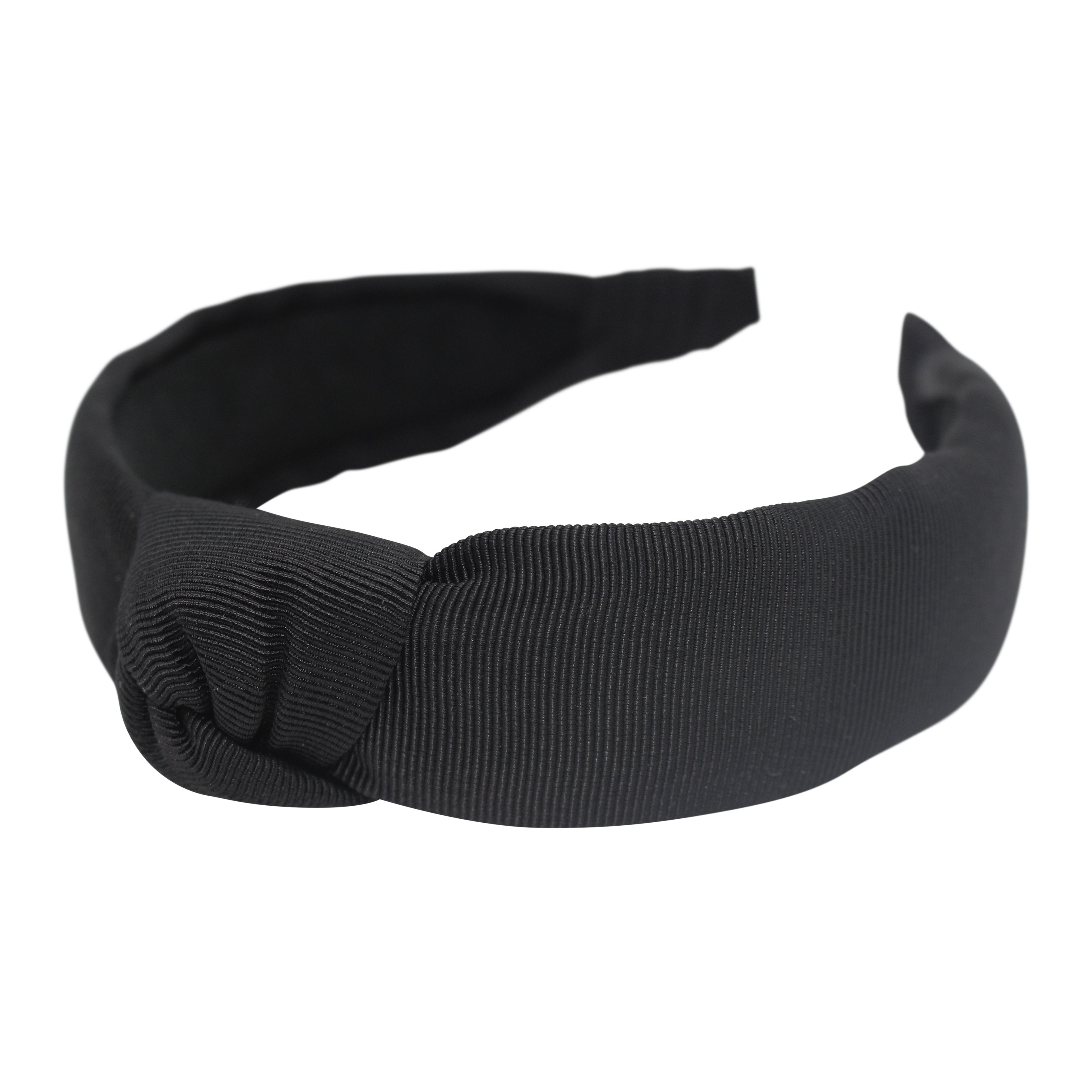 Anna Fashion Turban Knot Grosgrain Ribbon Headband for Women - Stylish Hair Accessory for Work, Parties & Everyday Wear
