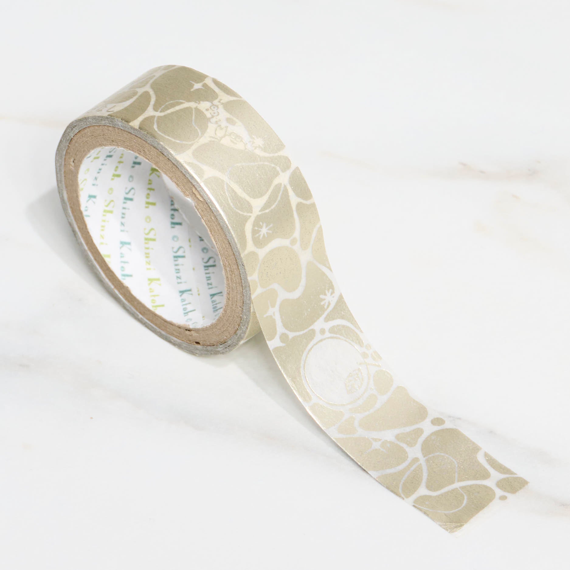 Shinzi Katoh Masking Tape - Miyazawa Kenji Series Silhouette & Seal Design | Decorative Washi Tape for Scrapbooking, Journaling, Gift Wrapping & DIY Crafts