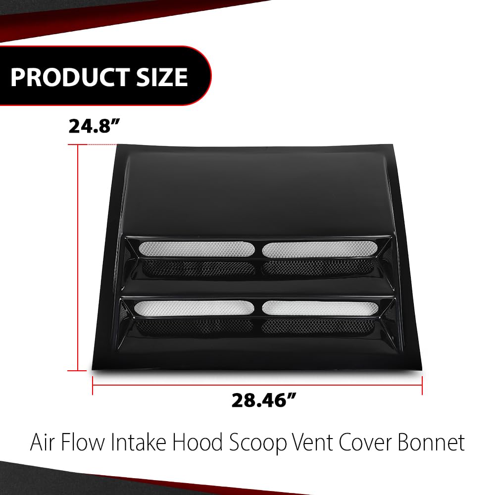 Hummer H1 HMMWV Air Flow Intake Hood Scoop Vent Cover - Compatible with All Models | Off-Road Performance Upgrade & Engine Cooling Accessory