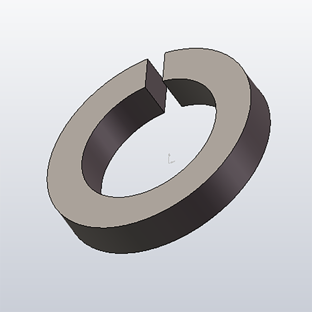 DP12VL 62 Spring Washer D8 - High Quality Stainless Steel Spring Lock Washer for Automotive, Machinery & Industrial Applications - Perfect for Vibration Resistance and Secure Fastening