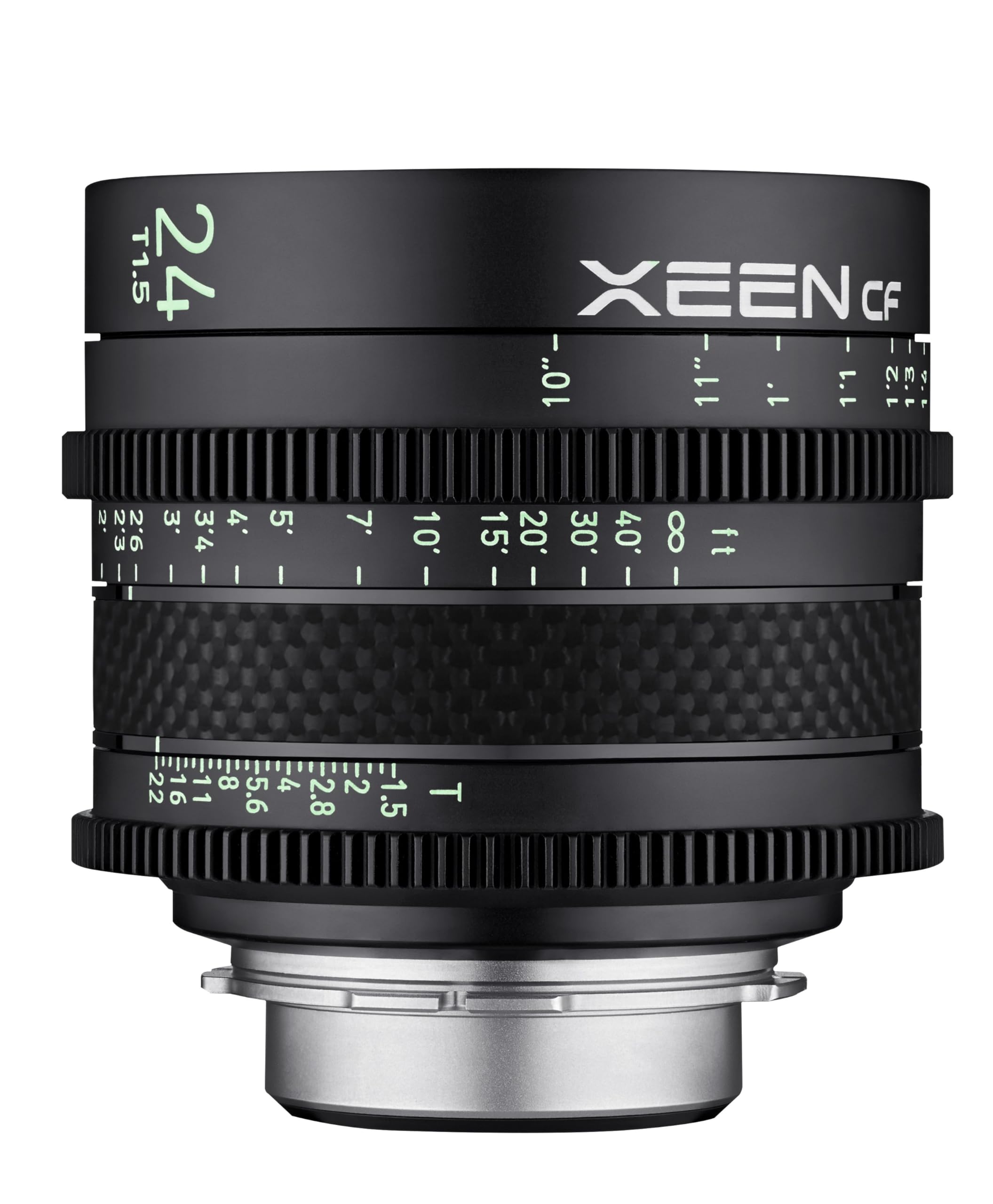 XEEN CF 24mm T1.5 Prime Cine Lens for Canon EF Mount - Wide Angle Cinema Lens for Filmmaking, Videography & Photography