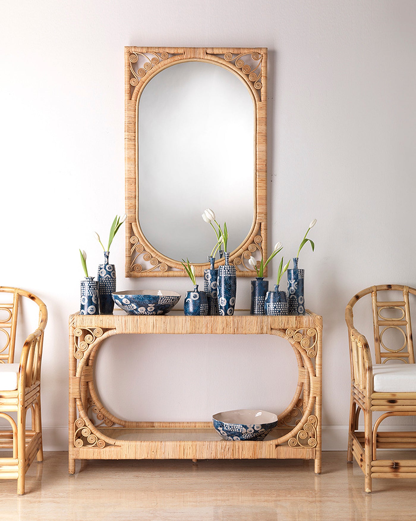 Primrose Console Table - Elegant Entryway Table for Hallway, Living Room & Bedroom - Perfect for Home Decor & Storage | Farmhouse & Modern Style