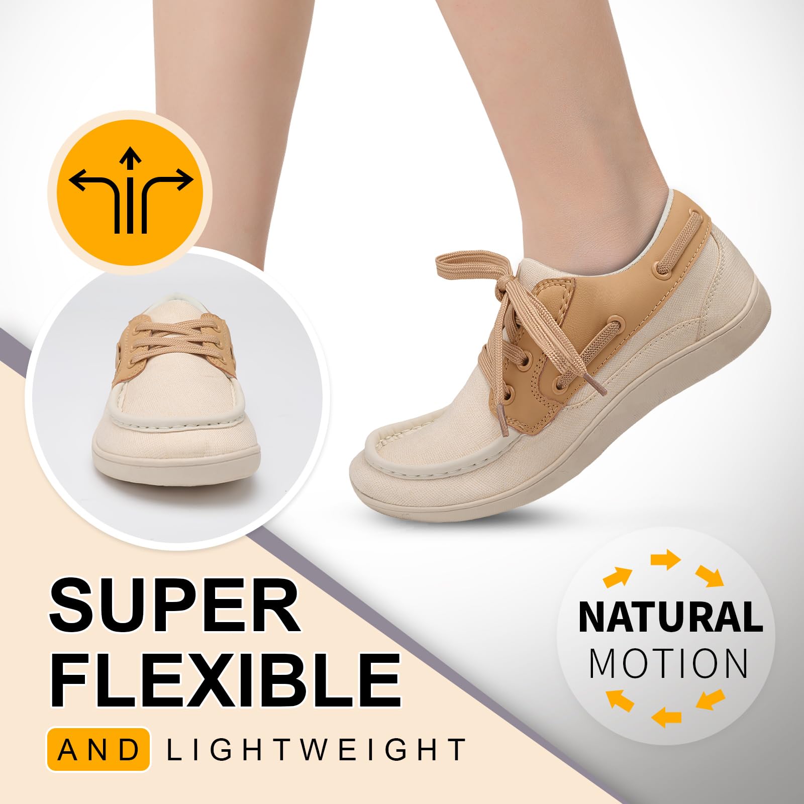 BARERUN Women's Barefoot Minimalist Trail Running Shoes - Wide Toe Zero Drop Lightweight Sneakers for Jogging, Hiking, Gym & Cross Training | Comfortable Walking Shoes for Office, Driving & Daily Wear
