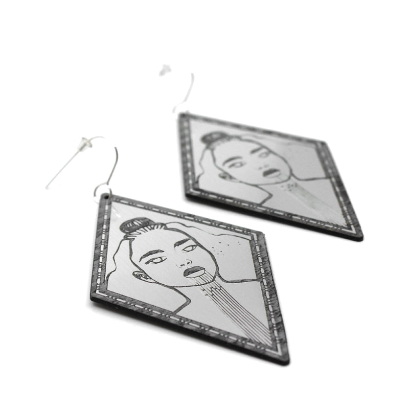 Hiwa I Te Rangi II Earrings - Handcrafted Maori Jewelry by Nichola Te Kiri | Perfect for Cultural Events, Weddings & Special Occasions