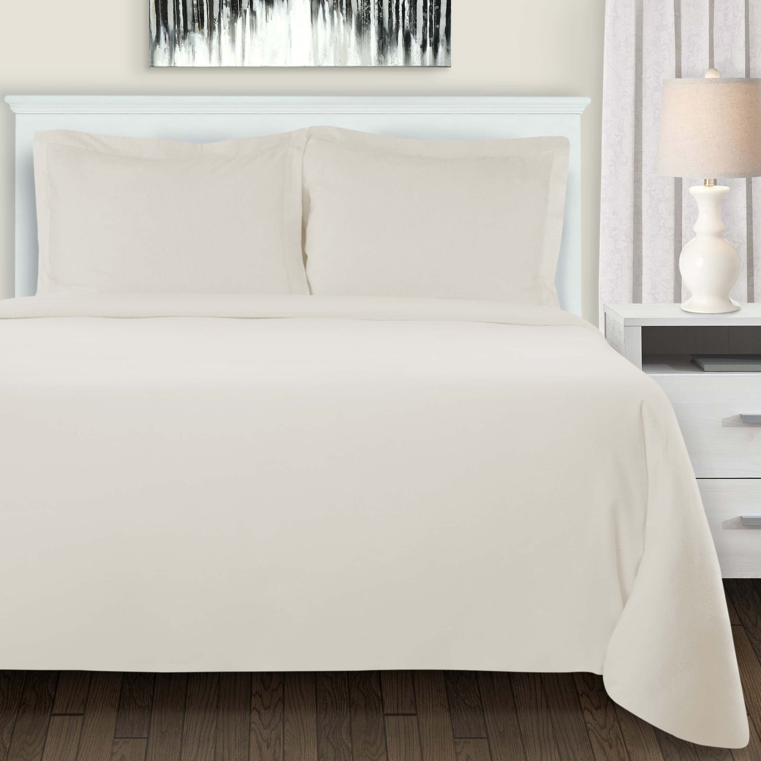 Premium 100% Cotton Flannel Duvet Cover Set - Soft & Cozy Bedding for Winter - Perfect for Master Bedroom, Guest Room & Cozy Nights