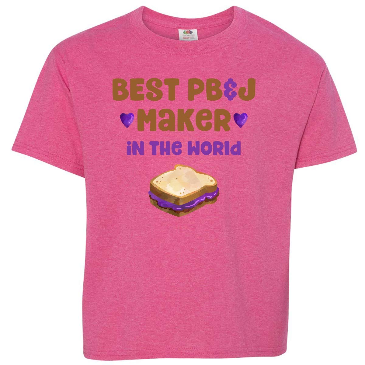 Inktastic World's Best PBJ Maker Youth T-Shirt - Fun Graphic Tee for Kids, Boys & Girls - Perfect for School, Playdates & Family Activities