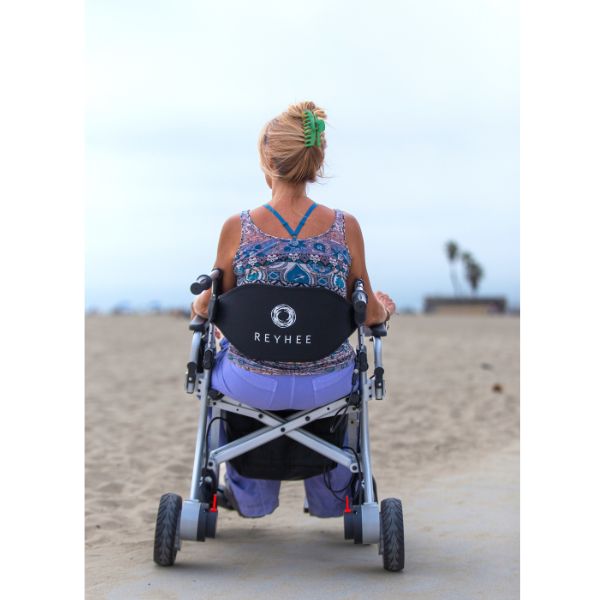 Reyhee Superlite 3-in-1 Compact Electric Wheelchair for Adults - Lightweight Folding Power Wheelchair with Removable Battery - Ideal for Travel, Indoor & Outdoor Mobility