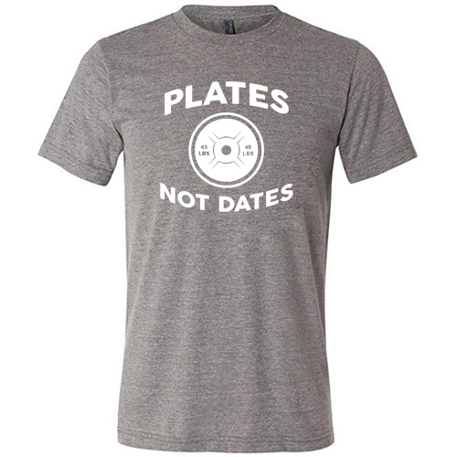 Plates Not Dates Shirt - Funny Unisex T-Shirt for Food Lovers & Single Life - Perfect for Dating, Parties & Casual Wear