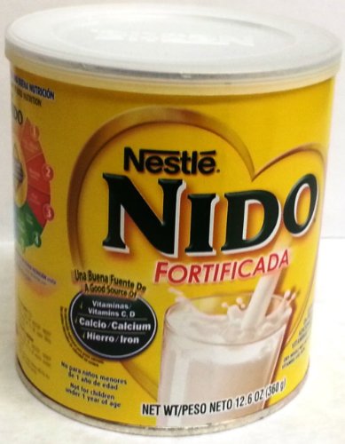 Nestle Nido Instant Fortified Milk Powder - 12.6 Oz (Pack of 12) | Rich in Vitamins & Minerals | Perfect for Kids Growth, Baking & Coffee Creamer