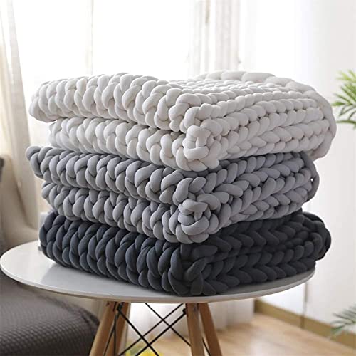 Premium Fast Heating Electric Blanket - Chunky Knit Fluffy Soft Cozy Throw for Living Room - Ultra Warm Cotton Blanket (Navy Blue, 150x150cm) - Perfect for Winter Nights, Sofa Lounging & Bedroom Comfort