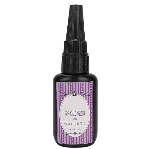 DIY Crystal Glue Kit for Jewelry Making & Nail Art - Transparent UV Epoxy Resin with Violet Color - Perfect for Women & Girls - Create Stunning DIY Accessories, Nail Designs & Home Decor Crafts