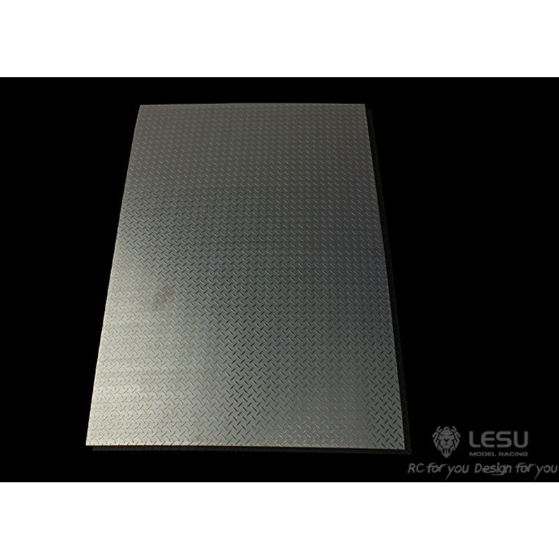 Stainless Steel Metal Plate A B for 1/14 Tamiya RC Tractor & Truck DIY Model Replacement Parts - Durable Upgrade for Radio Controlled Dumper Trailers - Perfect for RC Enthusiasts & DIY Projects