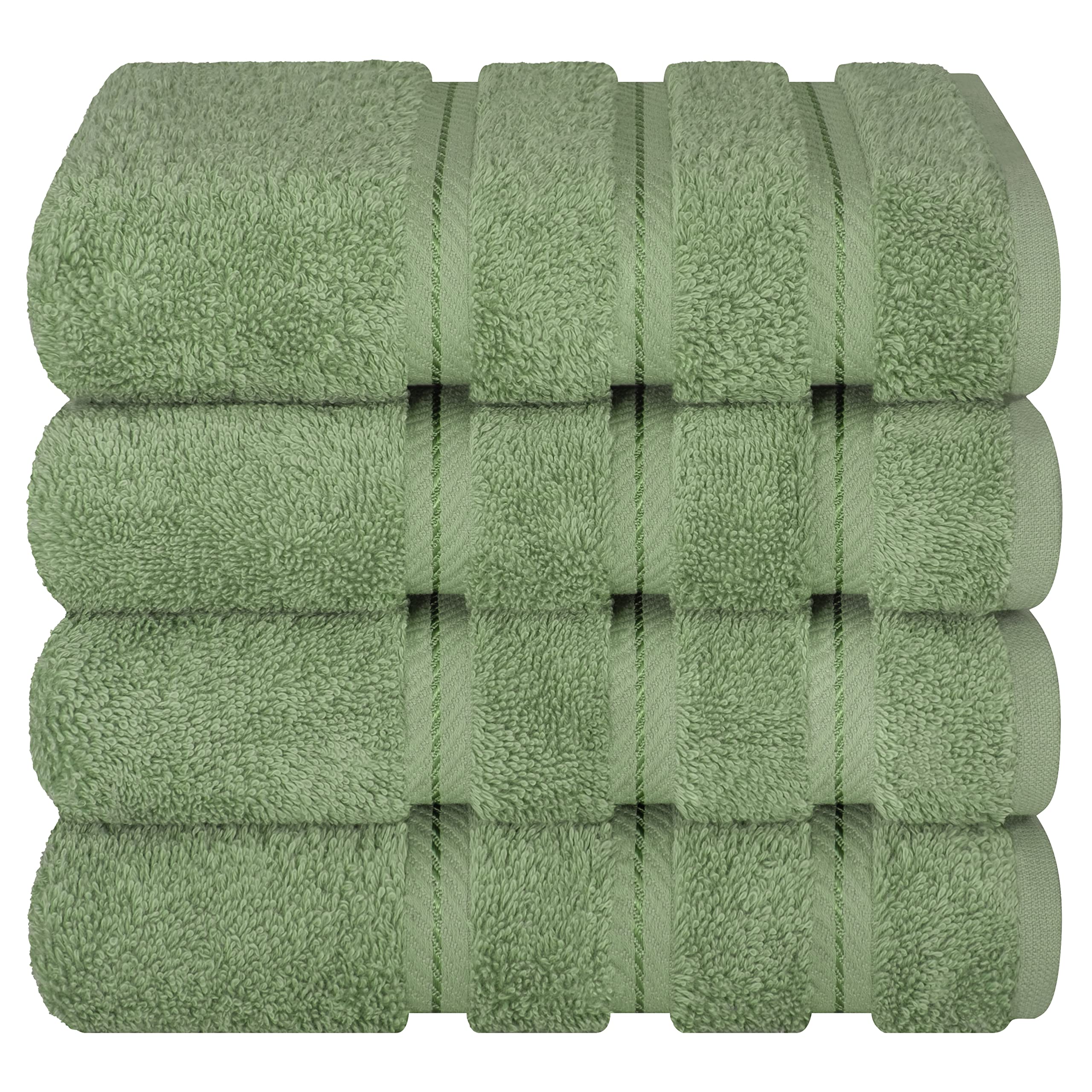 Premium 6-Piece Soft Linen Towel Set with 4 Bath & 4 Hand Towels - Luxury Spa & Bathroom Essentials for Home, Hotel, and Gift Giving