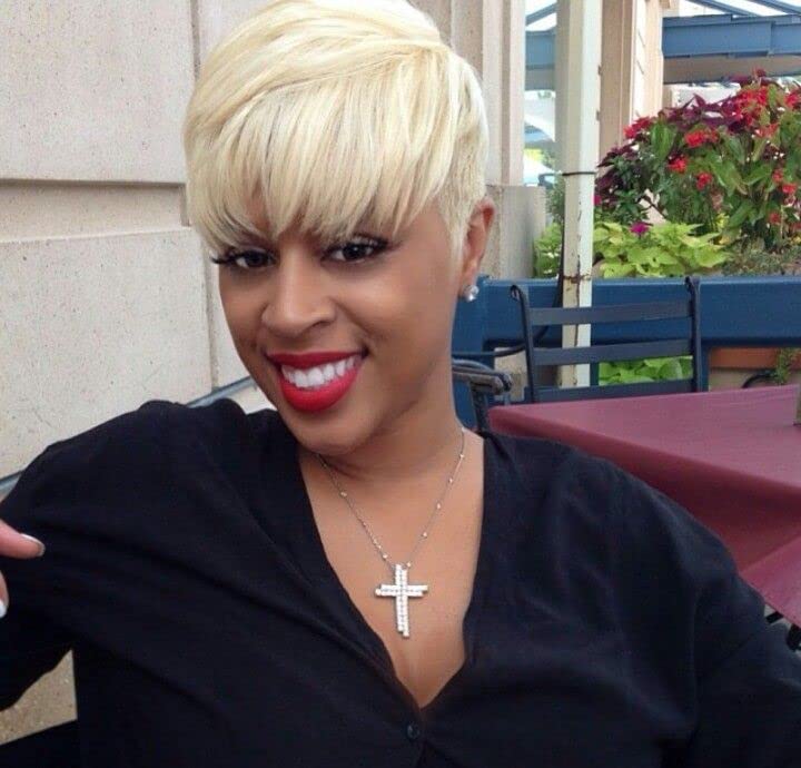 Short Pixie Haircut Synthetic Wigs for Black Women - Natural Looking Short Hairstyles Wig (1029) | Perfect for Cosplay, Daily Wear & Special Occasions