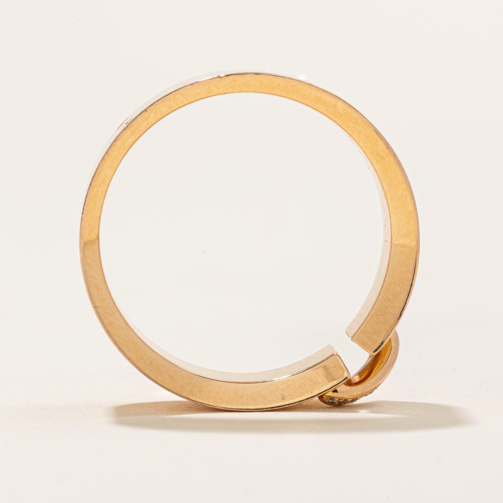 Chaumet Liens Evidence 6 Diamond Rose Gold Wedding Band | 0.03ctw | 6.80mm | Size 9.5 | Elegant Bridal Jewelry for Weddings & Anniversaries